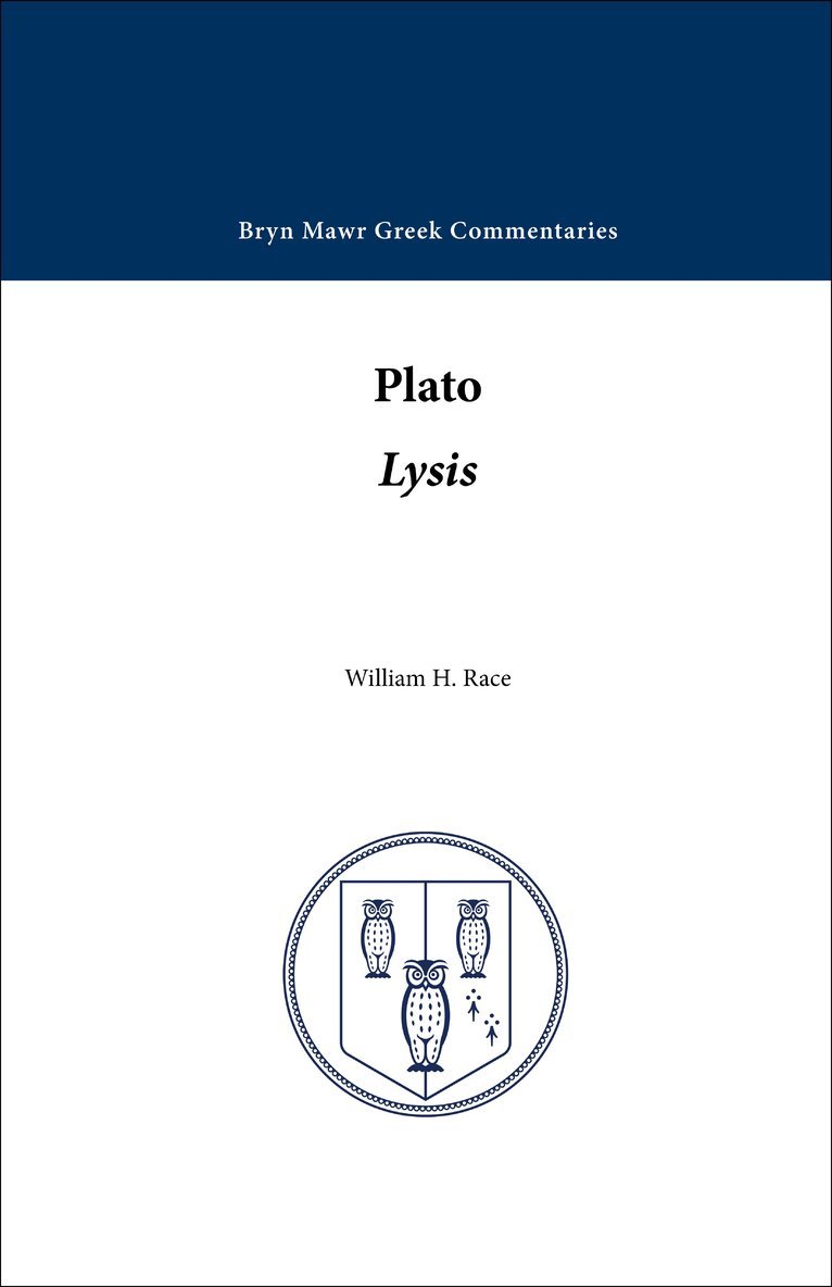 Plato, William H. Race - Lysis, Häftad