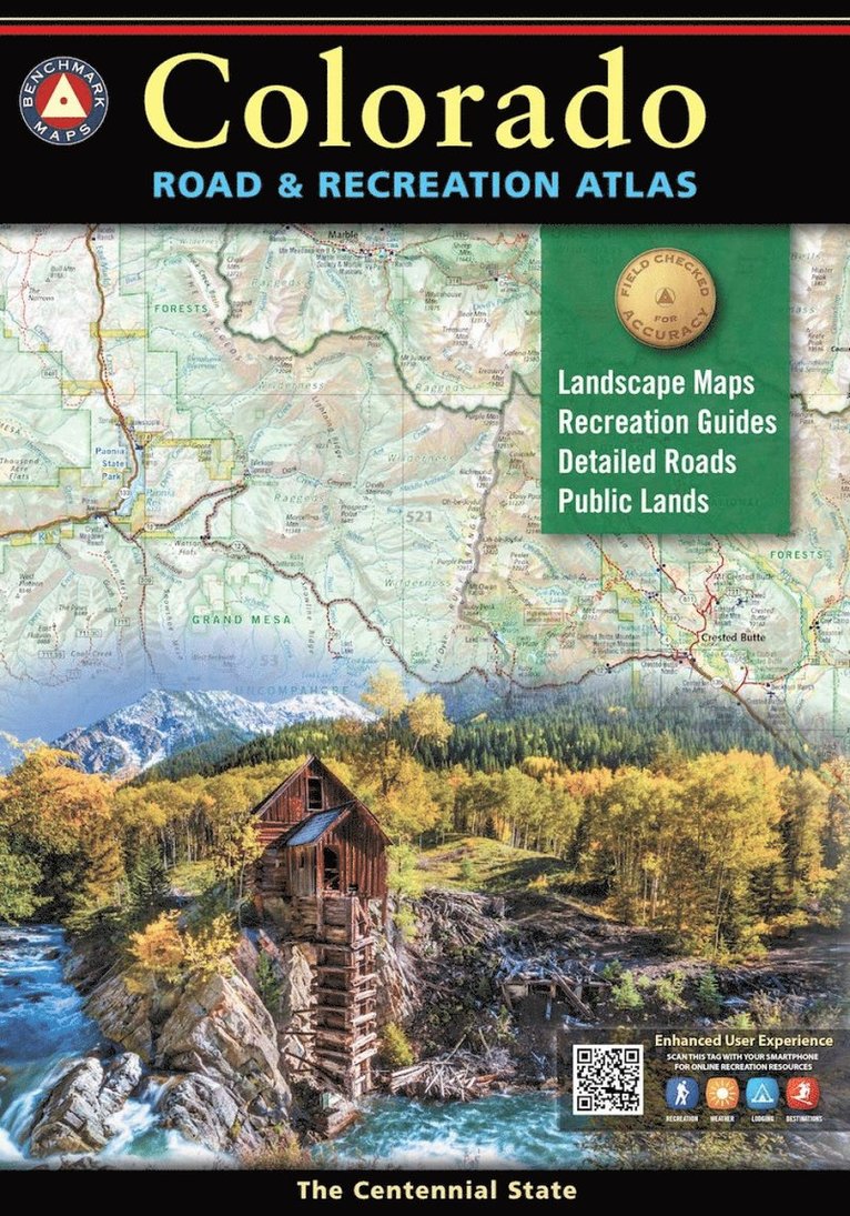 National Geographic Maps, Benchmark - Colorado Road & Recreation Atlas 7th Edition, Häftad