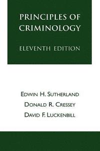 bokomslag Principles of Criminology