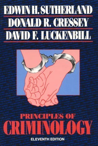 Edwin H. Sutherland, Donald R. Cressey, David F. Luckenbill - Principles of Criminology, Häftad