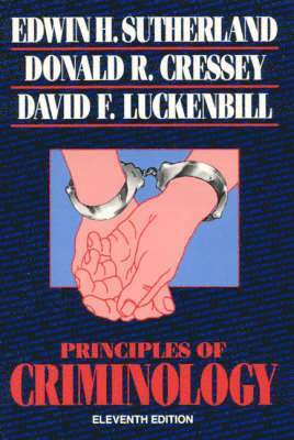 bokomslag Principles of Criminology