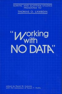 bokomslag 'Working With No Data'