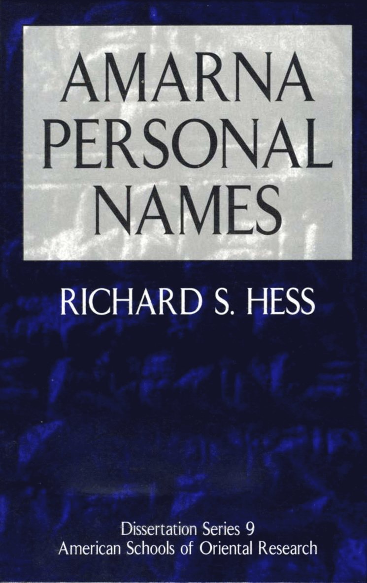 Amarna Personal Names