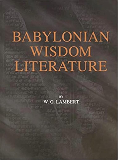 bokomslag Babylonian Wisdom Literature