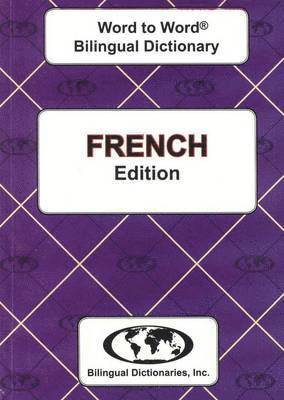 C. Sesma, V. Munsch - English-French & French-English Word-to-Word Dictionary, Häftad