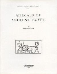 bokomslag Animals of Ancient Egypt