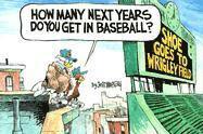 Shoe Goes to Wrigley Field