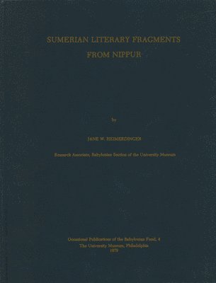 bokomslag Sumerian Literary Fragments from Nippur