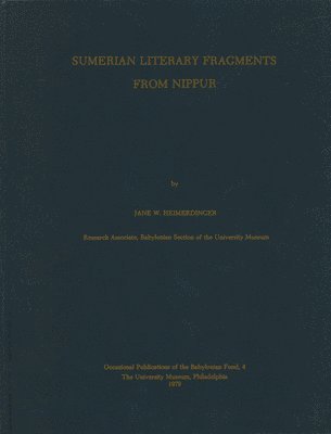 bokomslag Sumerian Literary Fragments from Nippur