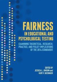 bokomslag Fairness in Educational and Psychological Testing