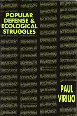 Paul Virilio - Popular Defense and Ecological Structures, Häftad