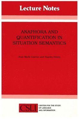 bokomslag Anaphora and Quantification in Situation Semantics