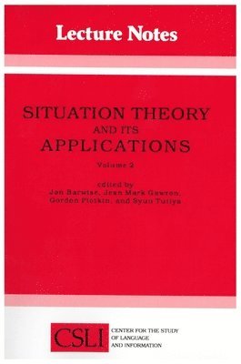 bokomslag Situation Theory and its Applications: Volume 2
