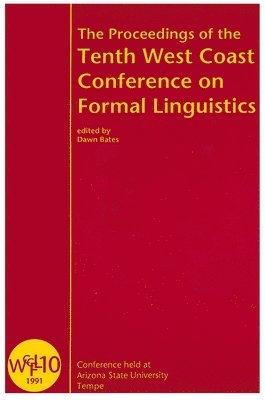 Proceedings of the 10th West Coast Conference on Formal Linguistics 1