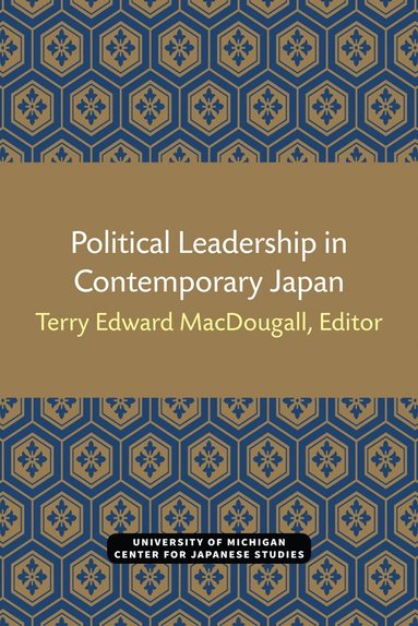 bokomslag Political Leadership in Contemporary Japan