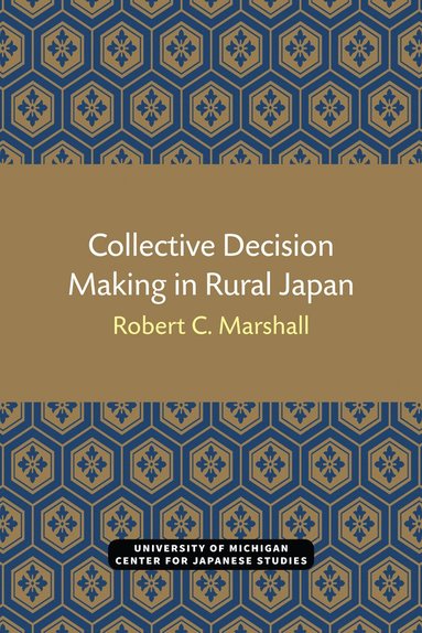 bokomslag Collective Decision Making in Rural Japan