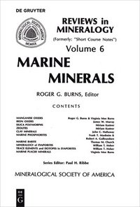 bokomslag Marine Minerals