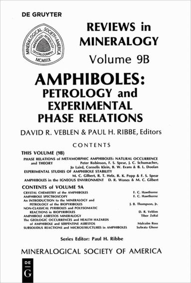 David R. Veblen, Paul H. Ribbe - Amphiboles, Häftad
