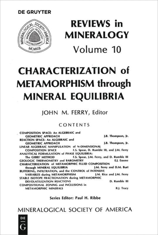 John M. Ferry - Characterization of Metamorphism through Mineral Equilibria, Häftad