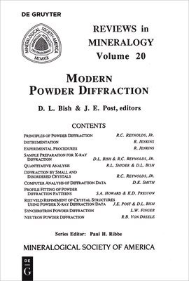 Modern Powder Diffraction 1