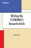 Michael Barlow - Writing the Economics Research Article, Häftad