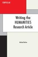 Michael Barlow - Writing the Humanities Research Article, Häftad
