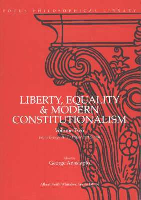 bokomslag Liberty, Equality & Modern Constitutionalism, Volume II