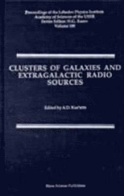 bokomslag Clusters of Galaxies & Extragalactic Radio Sources