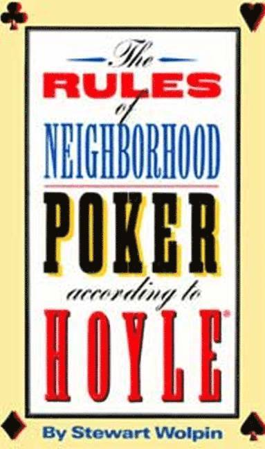 bokomslag Rules of Neighborhood Poker According to Hoyle
