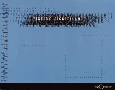 Sue Allen - Finding Significance, Häftad