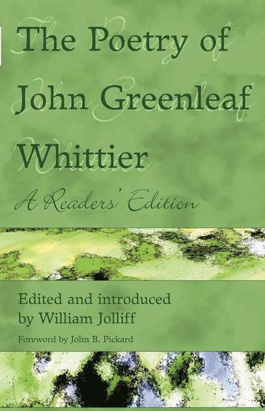 bokomslag The Poetry of John Greenleaf Whittier