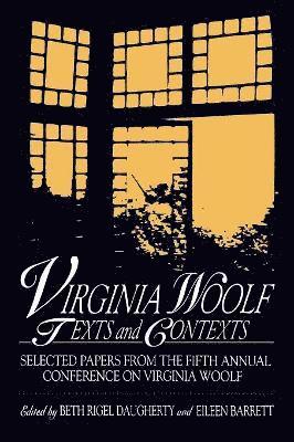 Beth Rigel Daugherty, Eileen Barrett - Virginia Woolf: Texts and Contexts, Häftad
