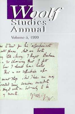 Mark Hussey - Woolf Studies Annual: Volume 5, Häftad