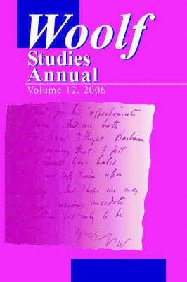 Mark Hussey - Woolf Studies Annual Volume 12, Häftad