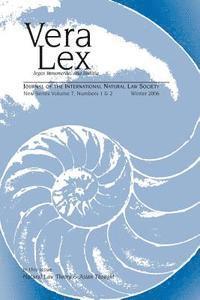 Robert Chapman - Vera Lex Vol 7: Journal of the International Natural Law Society, Häftad