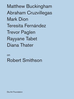 Artists on Robert Smithson 1