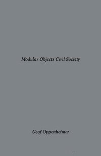bokomslag Modular Objects Civil Society