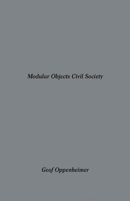 bokomslag Modular Objects Civil Society