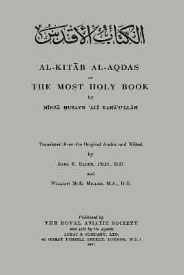 Al-Kitab Al-Aqdas or The Most Holy Book 1