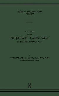 bokomslag Study of the Gujarati Language in the XVth Century
