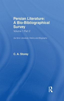 Persian Literature - A Biobibliographical Survey 1
