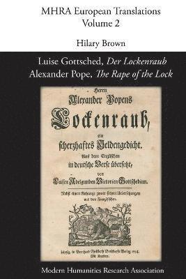 Luise Gottsched, Alexander Pope, Hilary Brown - Der Lockenraub / The Rape of the Lock, Häftad
