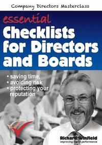 bokomslag Essential Checklists for Directors and Boards