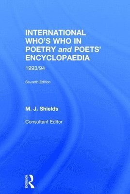 International Who's Who In Poetry And Poets' Encyclopaedia 1