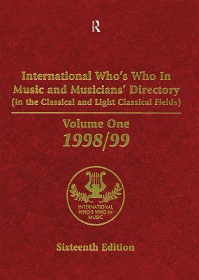 International Who's Who in Music and Musician's Directory 1