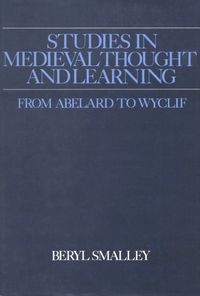 bokomslag Studies in Medieval Thought and Learning From Abelard to Wyclif