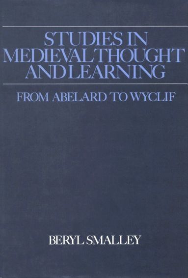 bokomslag Studies in Medieval Thought and Learning From Abelard to Wyclif