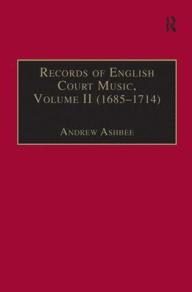 bokomslag Records of English Court Music