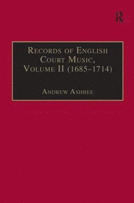 Records of English Court Music 1