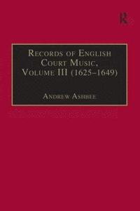 bokomslag Records of English Court Music